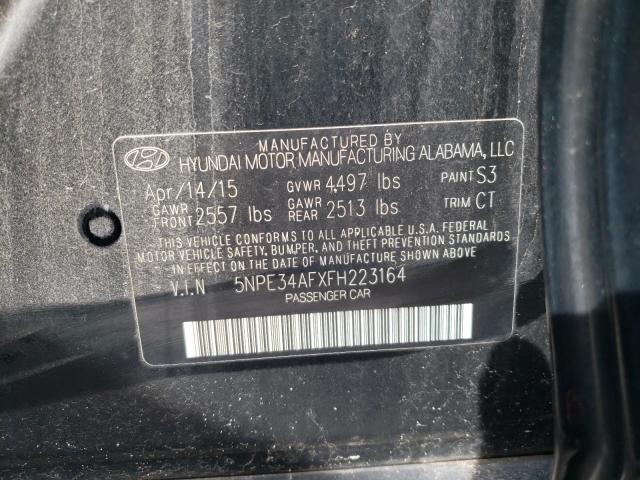 Photo 9 VIN: 5NPE34AFXFH223164 - HYUNDAI SONATA SPO 