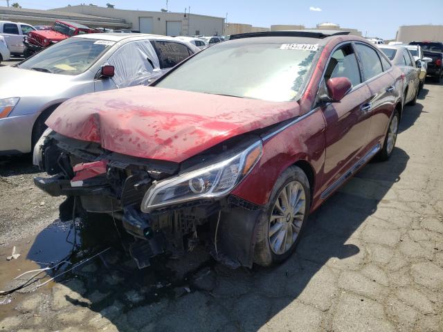 Photo 1 VIN: 5NPE34AFXFH223682 - HYUNDAI SONATA SPO 