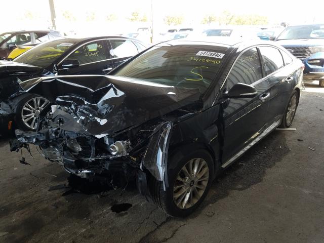 Photo 1 VIN: 5NPE34AFXFH231717 - HYUNDAI SONATA SPO 