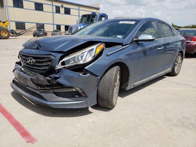 Photo 1 VIN: 5NPE34AFXFH232933 - HYUNDAI SONATA SPO 