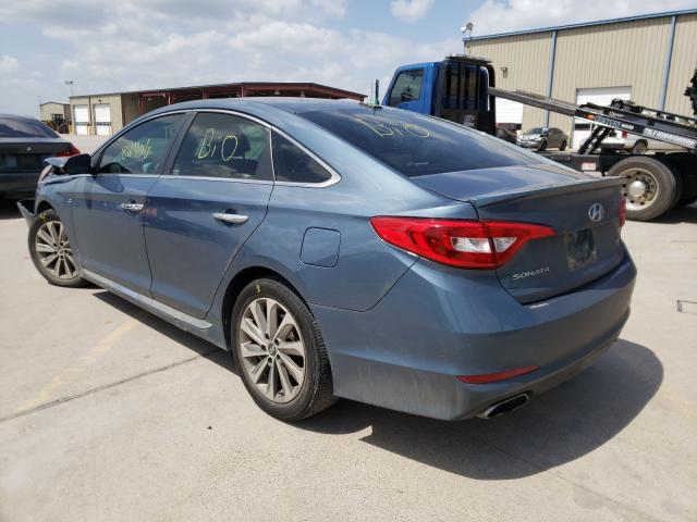 Photo 2 VIN: 5NPE34AFXFH232933 - HYUNDAI SONATA SPO 