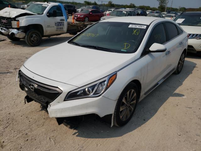 Photo 1 VIN: 5NPE34AFXFH238067 - HYUNDAI SONATA SPO 