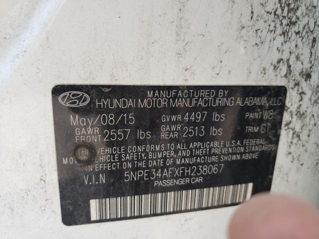 Photo 9 VIN: 5NPE34AFXFH238067 - HYUNDAI SONATA SPO 