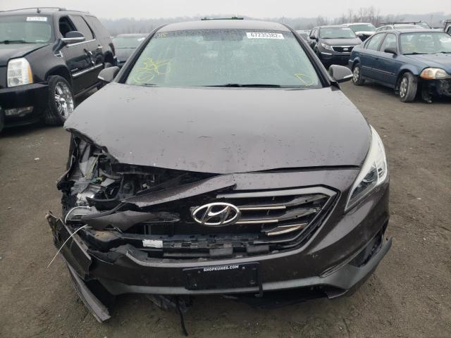 Photo 4 VIN: 5NPE34AFXFH252793 - HYUNDAI SONATA SPO 