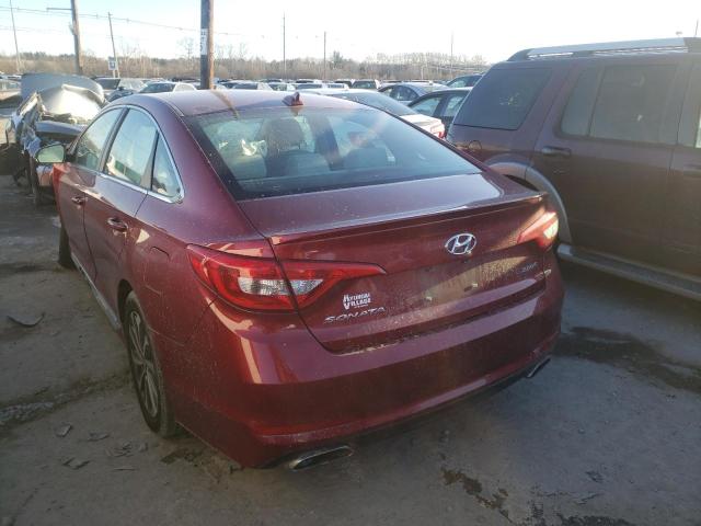 Photo 2 VIN: 5NPE34AFXFH256682 - HYUNDAI SONATA SPO 