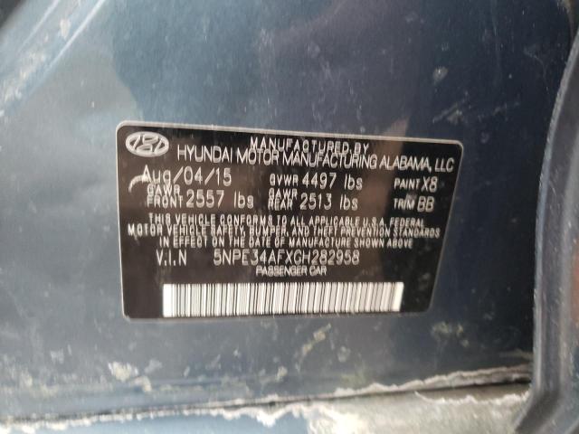 Photo 11 VIN: 5NPE34AFXGH282958 - HYUNDAI SONATA 