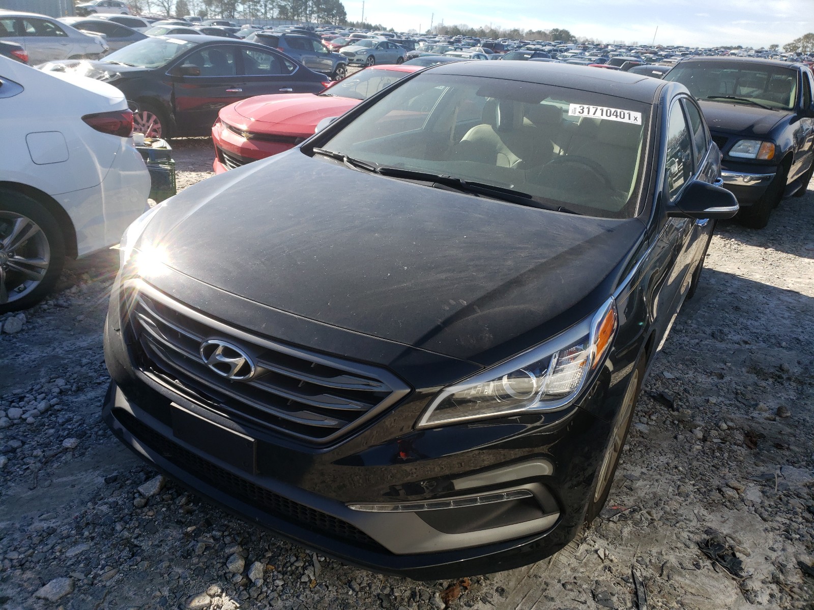 Photo 1 VIN: 5NPE34AFXGH297895 - HYUNDAI SONATA SPO 