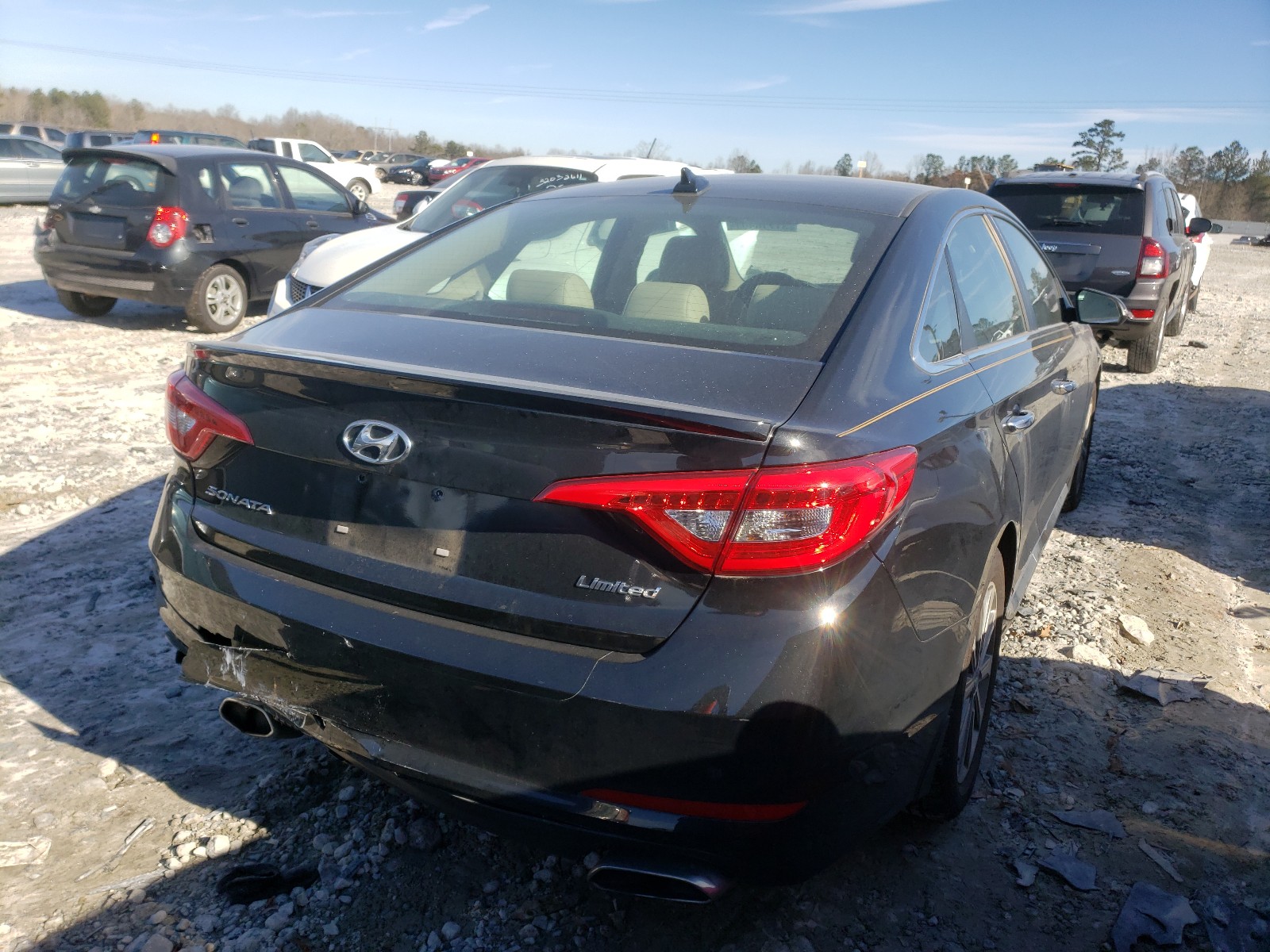 Photo 3 VIN: 5NPE34AFXGH297895 - HYUNDAI SONATA SPO 