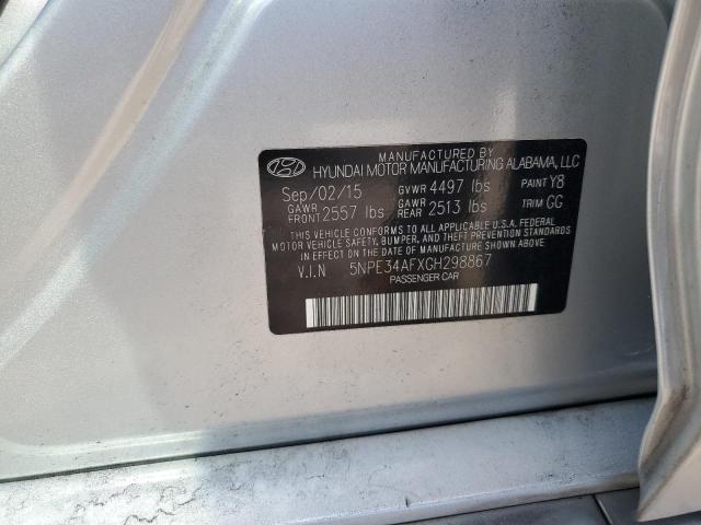 Photo 11 VIN: 5NPE34AFXGH298867 - HYUNDAI SONATA SPO 