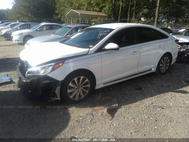 Photo 1 VIN: 5NPE34AFXGH299050 - HYUNDAI SONATA 