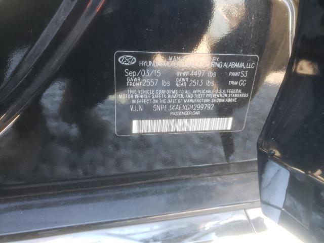 Photo 9 VIN: 5NPE34AFXGH299792 - HYUNDAI SONATA SPO 