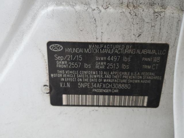 Photo 11 VIN: 5NPE34AFXGH308880 - HYUNDAI SONATA SPO 