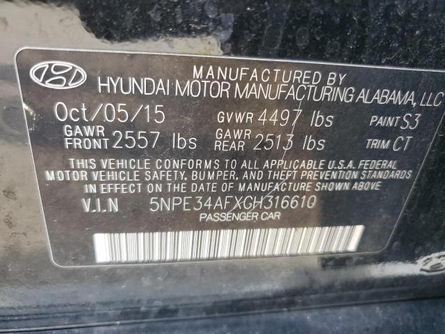 Photo 11 VIN: 5NPE34AFXGH316610 - HYUNDAI SONATA SPO 