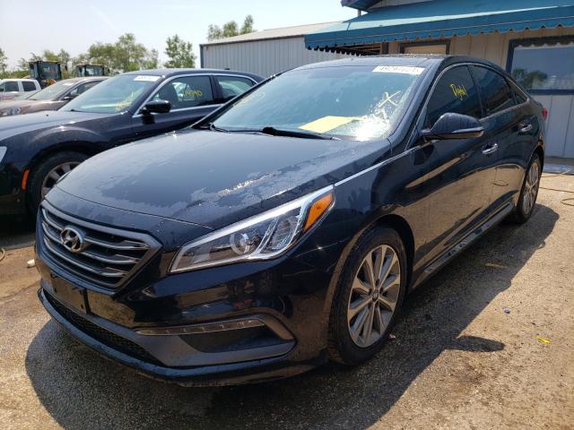 Photo 1 VIN: 5NPE34AFXGH317210 - HYUNDAI SONATA SPO 