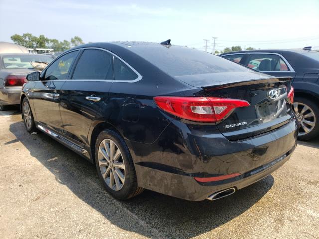 Photo 2 VIN: 5NPE34AFXGH317210 - HYUNDAI SONATA SPO 