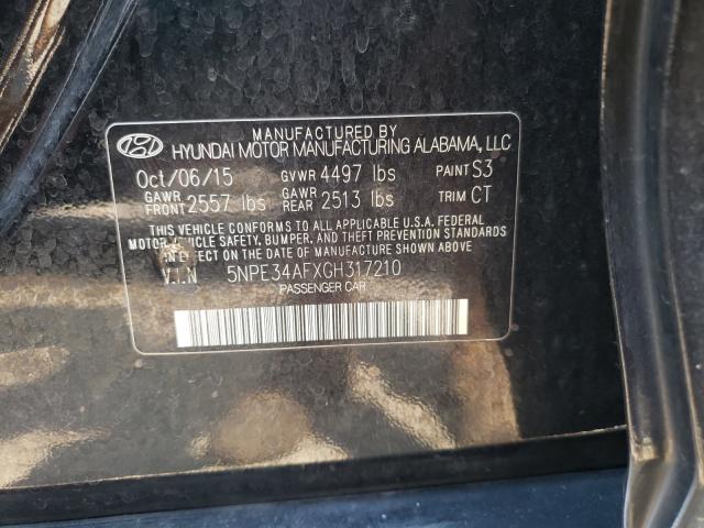 Photo 9 VIN: 5NPE34AFXGH317210 - HYUNDAI SONATA SPO 