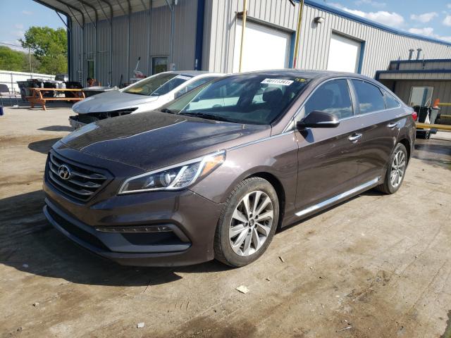 Photo 1 VIN: 5NPE34AFXGH321922 - HYUNDAI SONATA SPO 