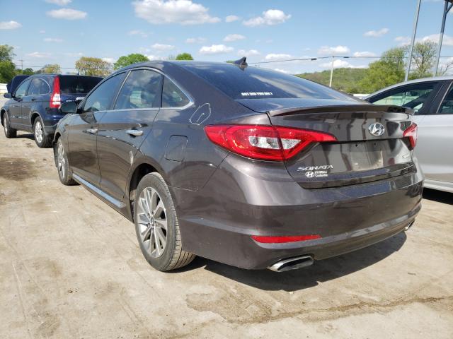 Photo 2 VIN: 5NPE34AFXGH321922 - HYUNDAI SONATA SPO 