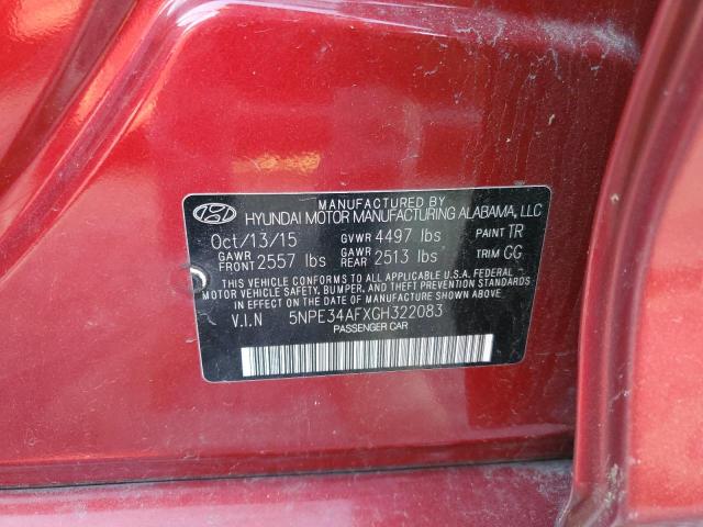 Photo 11 VIN: 5NPE34AFXGH322083 - HYUNDAI SONATA SPO 