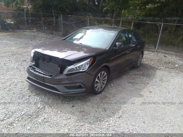 Photo 1 VIN: 5NPE34AFXGH330975 - HYUNDAI SONATA 