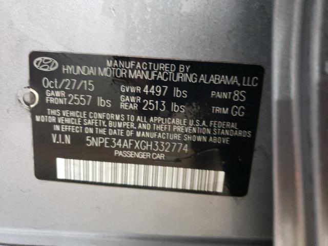 Photo 11 VIN: 5NPE34AFXGH332774 - HYUNDAI SONATA SPO 