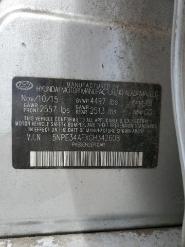 Photo 11 VIN: 5NPE34AFXGH342608 - HYUNDAI SONATA 