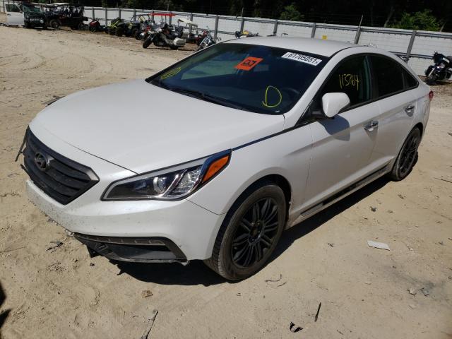 Photo 1 VIN: 5NPE34AFXGH348439 - HYUNDAI SONATA SPO 