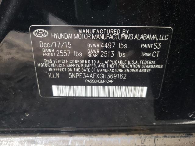 Photo 11 VIN: 5NPE34AFXGH369162 - HYUNDAI SONATA 