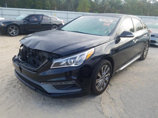 Photo 1 VIN: 5NPE34AFXGH371574 - HYUNDAI SONATA SPO 