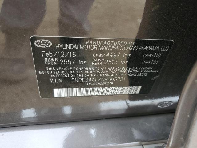 Photo 11 VIN: 5NPE34AFXGH395731 - HYUNDAI SONATA 