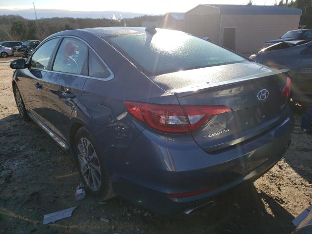 Photo 2 VIN: 5NPE34AFXGH403942 - HYUNDAI SONATA SPO 