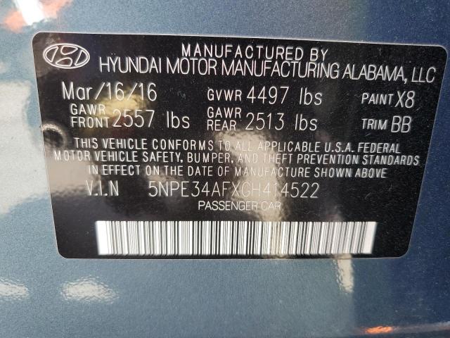 Photo 9 VIN: 5NPE34AFXGH414522 - HYUNDAI SONATA SPO 