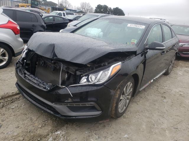 Photo 1 VIN: 5NPE34AFXGH434043 - HYUNDAI SONATA SPO 