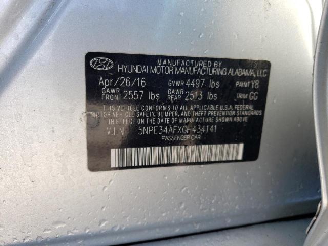 Photo 12 VIN: 5NPE34AFXGH434141 - HYUNDAI SONATA 