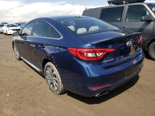 Photo 2 VIN: 5NPE34AFXGH435046 - HYUNDAI SONATA SPO 