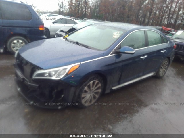 Photo 1 VIN: 5NPE34AFXGH435760 - HYUNDAI SONATA 