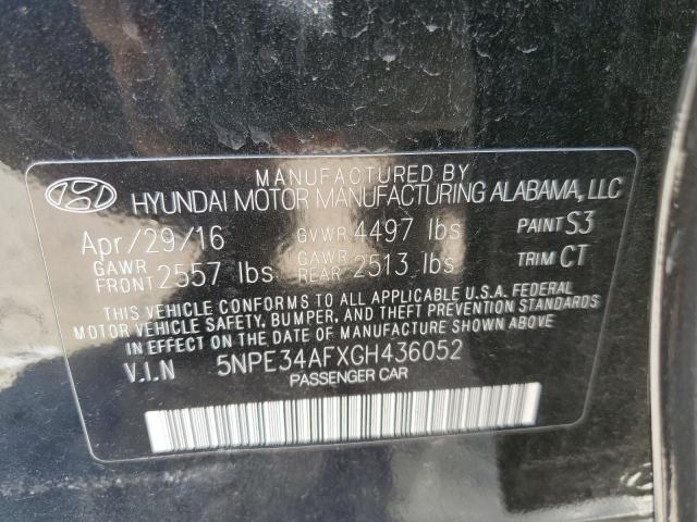 Photo 12 VIN: 5NPE34AFXGH436052 - HYUNDAI SONATA 