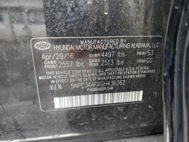 Photo 11 VIN: 5NPE34AFXGH436262 - HYUNDAI SONATA SPO 