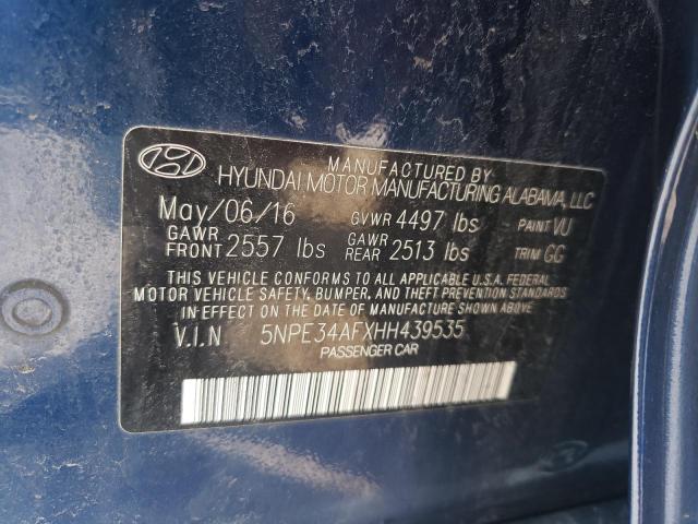 Photo 12 VIN: 5NPE34AFXHH439535 - HYUNDAI SONATA SPO 