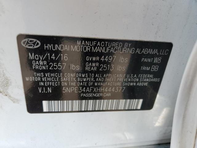 Photo 11 VIN: 5NPE34AFXHH444377 - HYUNDAI SONATA SPO 