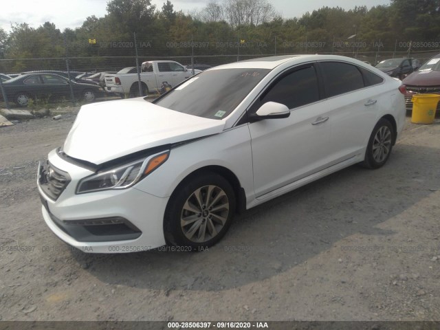 Photo 1 VIN: 5NPE34AFXHH449241 - HYUNDAI SONATA 