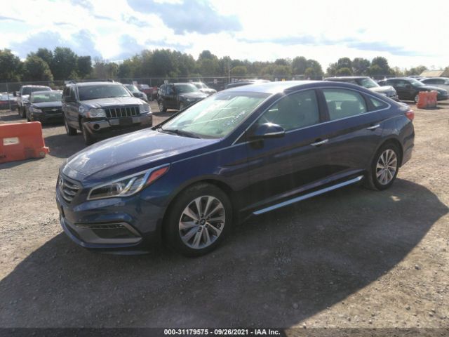 Photo 1 VIN: 5NPE34AFXHH463852 - HYUNDAI SONATA 