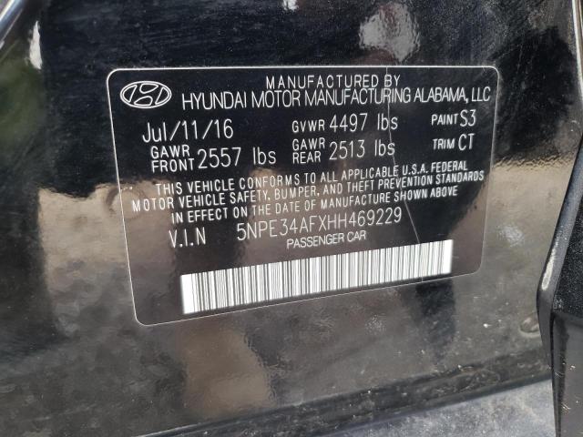 Photo 11 VIN: 5NPE34AFXHH469229 - HYUNDAI SONATA SPO 