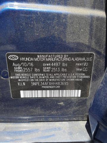 Photo 9 VIN: 5NPE34AFXHH483695 - HYUNDAI SONATA 