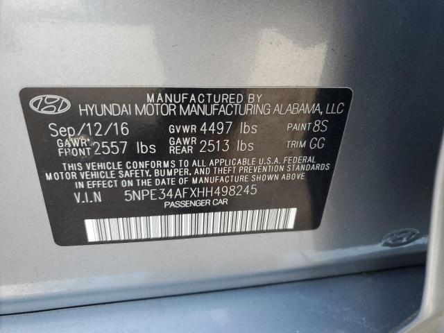 Photo 12 VIN: 5NPE34AFXHH498245 - HYUNDAI SONATA SPO 