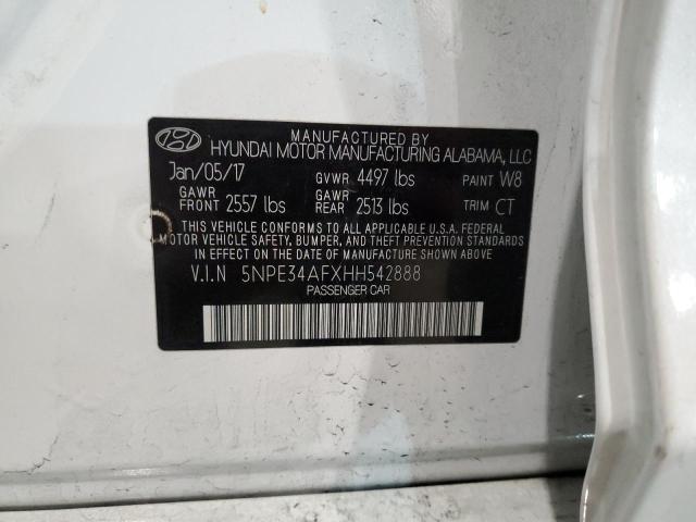 Photo 11 VIN: 5NPE34AFXHH542888 - HYUNDAI SONATA 