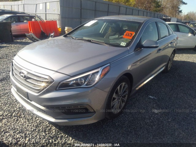 Photo 1 VIN: 5NPE34AFXHH545838 - HYUNDAI SONATA 