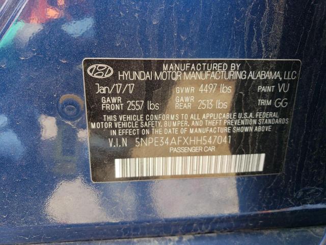 Photo 12 VIN: 5NPE34AFXHH547041 - HYUNDAI SONATA SPO 