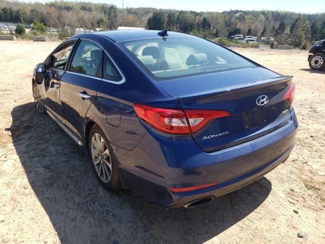 Photo 2 VIN: 5NPE34AFXHH549730 - HYUNDAI SONATA SPO 