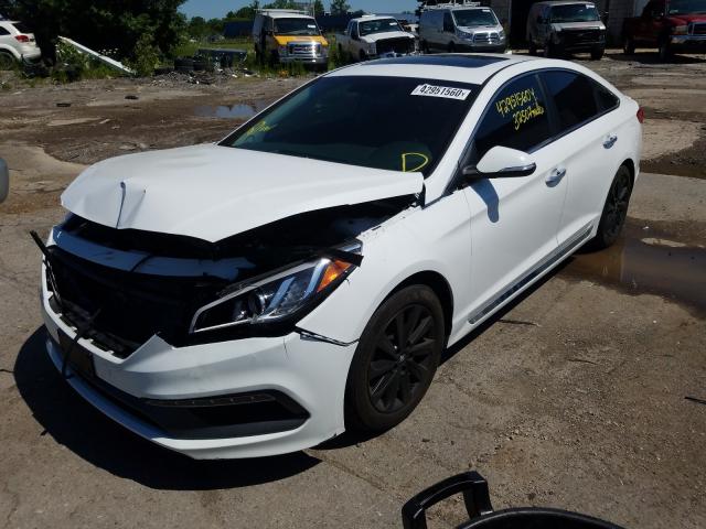 Photo 1 VIN: 5NPE34AFXHH550893 - HYUNDAI SONATA SPO 